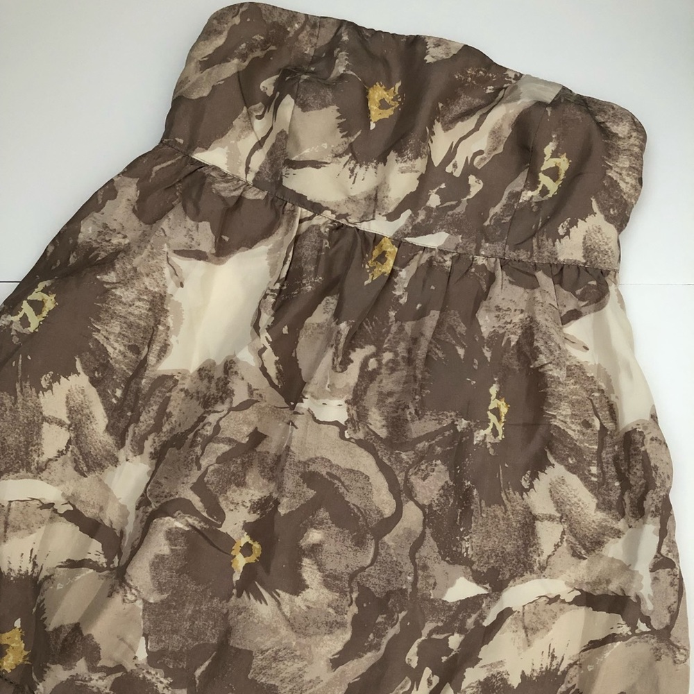 Silk tube top